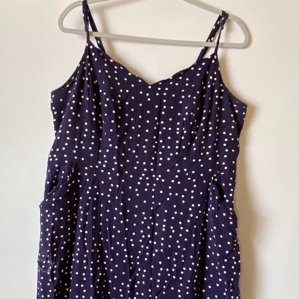 MARKET & SPRUCE Beatriz Scallop Detail Dress  1X |